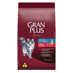 Ração GranPlus Menu Para Gatos Adultos Castrados Sabor Carne e Arroz 3