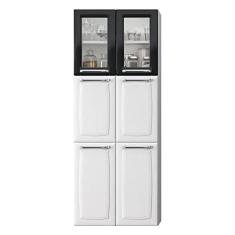Paneleiro Duplo em Aço Alto 6 Portas Luce