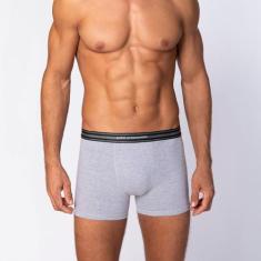 Cueca Lupo Boxer Algodão com Elastano 523-003, Mescla cinza, GG