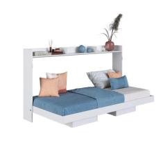 Cama Solteiro Articulavel Horizontal 80 Hanover Branco - Art in Móveis