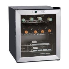 Adega de Vinho Suggar Climatizada Lyon AD1511IX para 13 Garrafas - Inox
