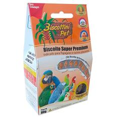Biscoito Biscottini Pet Super Premium Papagaios e Araras 80g