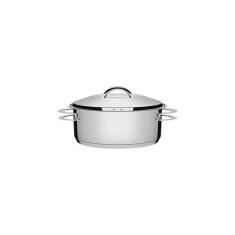 Caçarola Rasa Inox Fundo Triplo Solar 16cm 1,4L Tramontina, Inox, 16cm