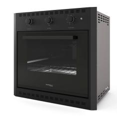 Forno Elétrico de Embutir Nardelli Black E60 60L 1750W com Grill Timer Mecânico Vidro Duplo Preto 110V