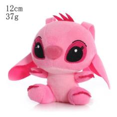 Pelucia Casal Stitch & Angel Disney Chaveiro Super Macio Envio Imediat