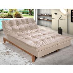 Sofá Cama 3 Lugares 5 Posições Versátil Madero