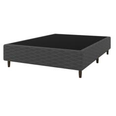 Base Cama Box para Colchão Casal 138x188cm Flávia Cinza Umaflex