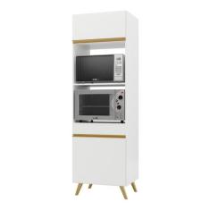 Paneleiro 2 Portas 63cm para Forno e Microondas Veneza Multimóveis V36