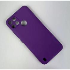 Case Capa Capinha C21Y Realme Silicone Aveludado Proteção de Câmera, R