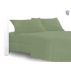 Lençol Premier Casal Padrão 3 Peças Microfibra Liso - Relíquias do Int