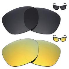 2 pares de lentes polarizadas de substituição da Mryok para óculos de sol Oakley Drop in – Opções