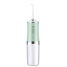 Irrigador Oral Limpeza Bucal Recarregável 4 Bicos - Verde