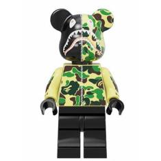 Boneco Blocos De Montar Popobe Camo Bear Exclusivo