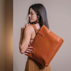 Bolsa Shopper Com Alça De Ombro Espaçosa Com Duas Repartições Com Zíper - Viaronze-Feminino