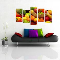 Quadro Decorativo Frutas Cozinha Gourmet Restaurantes Decorações Salas