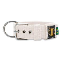 Coleira Cachorro Grande Pit Bull Fit (branco) - Amorosso, Branco, G