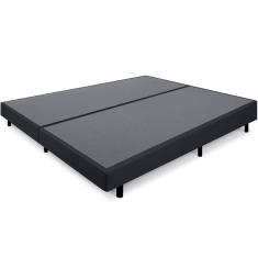 Cama Box King Anti Refluxo Preto Inclinada 193x203cm - bf Colchões