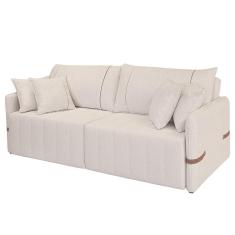 Sofá Cama Retrátil 180cm Essence D05 Linho Cru-camel - Mpozenato