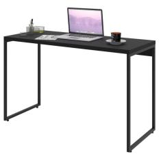 Mesa De Escritório Escrivaninha 120cm Dynamica Industrial C08 Preto ônix - Mpozenato