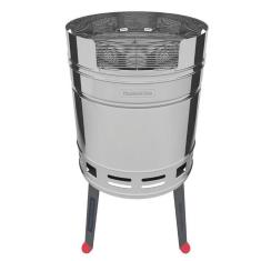 Churrasqueira À Carvão Tramontina Tcp 400 Em Aço Inox E Aço Esmaltado Preto E Inox
