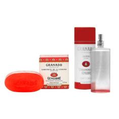 Kit Colônia Granado Terrapeutics Cardamomo e Gengibre 230ML + Sabonete