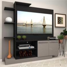 Estante com painel p/ TV 55&quot; e 2 portas Porto Multimóveis