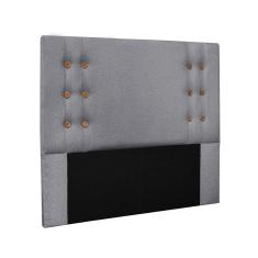 Cabeceira Cama Box King 195 Cm Genova Linho Cinza S04 - D`rossi