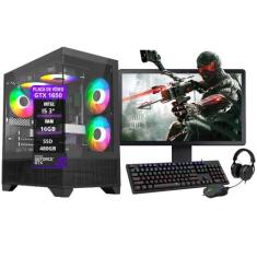 Pc Gamer Darius Completo I5 3ºGer. GTX 1050 16GB SSD 480GB - Genérico