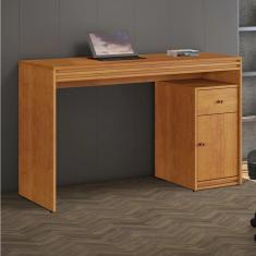 Escrivaninha 120cm 1 Porta 1 Gaveta Madrid Mavaular Naturalle
