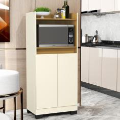 Balcão Armario Para Cozinha Duque 2 Portas Perola/mel Perola/mel
