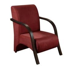 Poltrona Decorativa Bordô Gigante Móveis Tecido Bordô