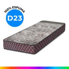 Colchão Solteiro de Espuma D23 100% Espuma Certificada Ortopédica - Ma