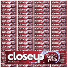 Pasta de Dente em Gel Closeup Red Hot Proteção 360° Fresh 90g - 72 Unidades