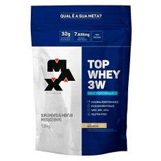 Max Titanium Top Whey 3W + Performance Refil 1 8Kg Baunilha V01