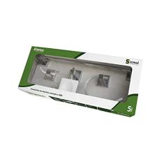 Kit para Banheiro Kromus com 5 Peças Cromado