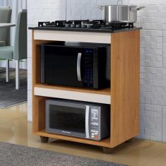 Balcão para Cooktop 4 Bocas Turim Nature/Off White