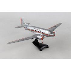 Miniatura Avião Daron American Dc-3 Flagship Tulsa 1/144