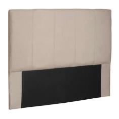 Cabeceira Queen Ravenna Suede Bege - Spezzia Decor