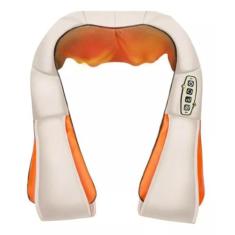 Massageador elétrico com aquecimento infravermelho, shiatsu para costa
