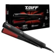 Prancha De Cabelo Taiff Red Ion Preto Aquecimento Rápido Bivolt, Preto