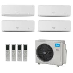 Ar-Condicionado Multi Split Inverter Springer Midea 42.000 (1x Evap HW 9.000 + 3x Evap HW 12.000) Quente/Frio 220V