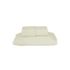 Jogo de Lençol Dia A Dia Liso 2 Peças Solteiro 80% Algodão / 20% Polié