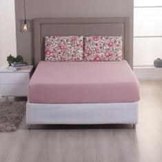 Jogo de Lençol Casal Estampado 100% Algodão com Elástico Malha Macia 0