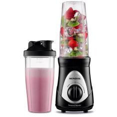 Liquidificador Mondial DG-01 Personal Blender | San Cristal, Preto/Prata