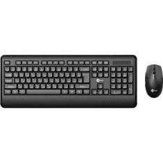 Kit Teclado e Mouse Lecoo KW202 Sem Fio Preto