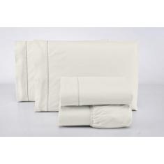 Lençol King 400 Fios 3 Peças Toque 100% Macio com Fronhas - Charme do 