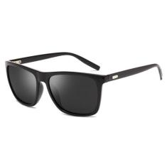 Óculos De Sol Quadrado Unissex Com Lente Polarizada E Proteção Uv400 -
