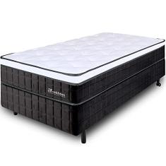 Cama Box Solteiro Molas Ensacadas Firme de Pillow Espuma D45 88x188X64 BF Colchões