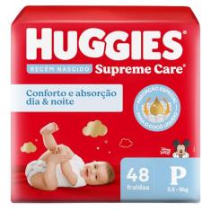 Huggies Supreme Care P - Fralda infantil, 48 unidades