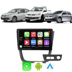 Kit Central Multimidia Android Auto Volkswagen Gol Saveiro Voyage G5 2